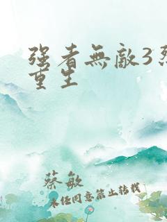 强者无敌3烈火重生