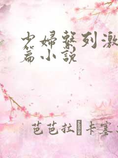 少妇系列激情短篇小说