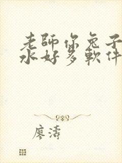 老师你兔子好软水好多软件