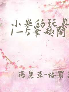 小米的玩具日记1—5笔趣阁