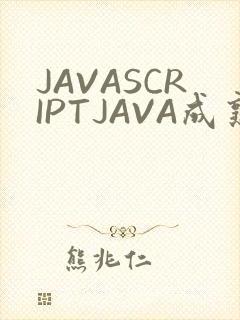 JAVASCRIPTJAVA成熟亲子