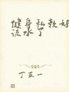 健身私教好大我流水了