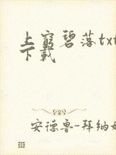 上穷碧落txt下载