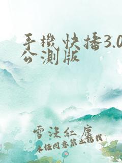 手机快播3.0公测版