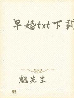早婚txt下载