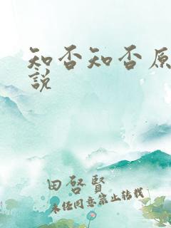 知否知否原著小说