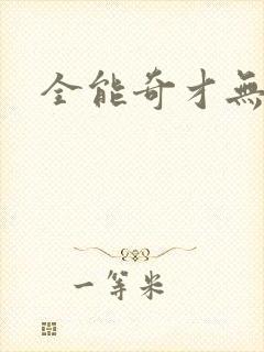全能奇才无弹窗