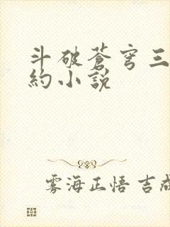 斗破苍穹三年之约小说