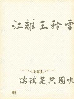江离王矜雪小说