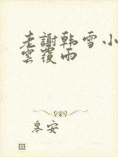 老谢韩雪小说翻云覆雨