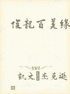 俊龙百美缘小说