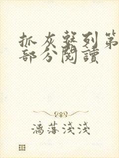 抓灰系列第33部分阅读