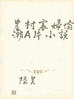 农村寡妇偷人高潮A片小说