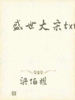 盛世大宋txt