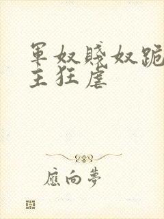 军奴贱奴跪下认主狂虐