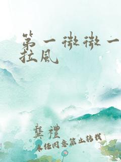 第一微微一笑很拉风