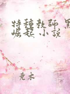 特种教师 黑暗崛起 小说
