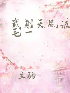 武则天风流艳情毛一