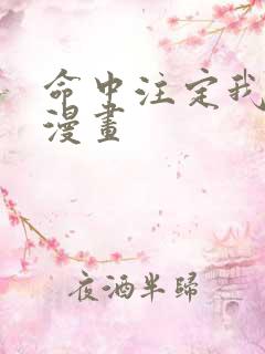 命中注定我爱你漫画