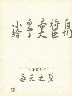 小皇帝将自己赏给了大臣们