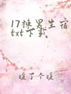 17栋男生宿舍txt下载