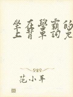 坐在学霸的棍子上背单词免费观看