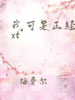 我可是正经人txt