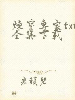 炼宝专家txt全集下载