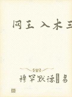 网王 入木三分