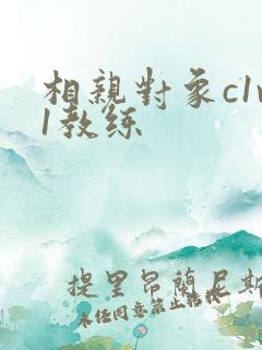 相亲对象c1v1教练