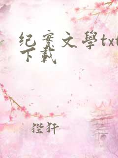 纪实文学txt下载