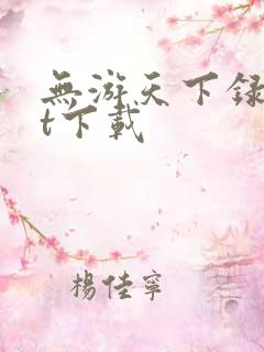 无游天下录txt下载