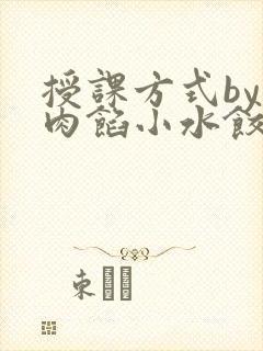 授课方式by 肉馅小水饺