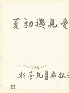 夏初遇见爱
