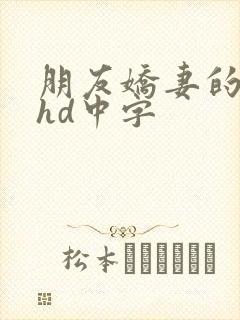 朋友娇妻的滋味hd中字