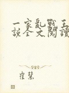 一家乱战王芳小说全文阅读