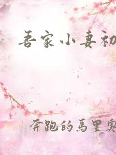 吾家小妻初长成