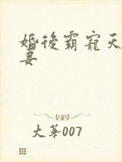 婚后霸宠天价小妻