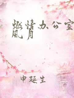 燃情办公室官场风月