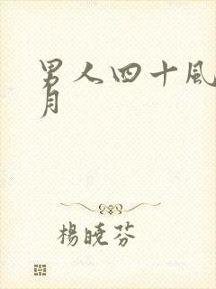 男人四十风花雪月