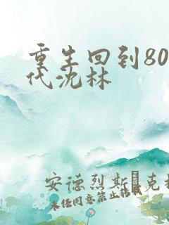 重生回到80年代沈林