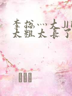 李总灬大JI巴太粗太长了