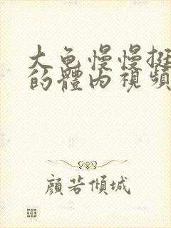 大龟慢慢挺进我的体内视频