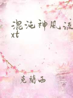 混沌神风流史txt