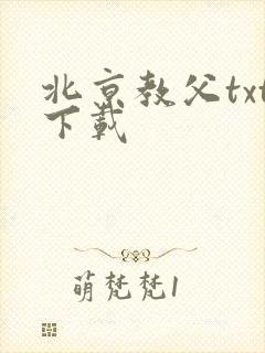 北京教父txt下载