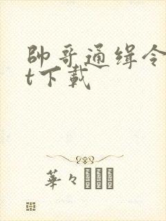 帅哥通缉令txt下载