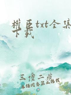 权臣txt全集下载