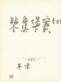 贴身保安txt全集下载