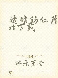 透明的红萝卜txt下载