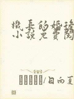 机长的婚后日常小说免费阅读